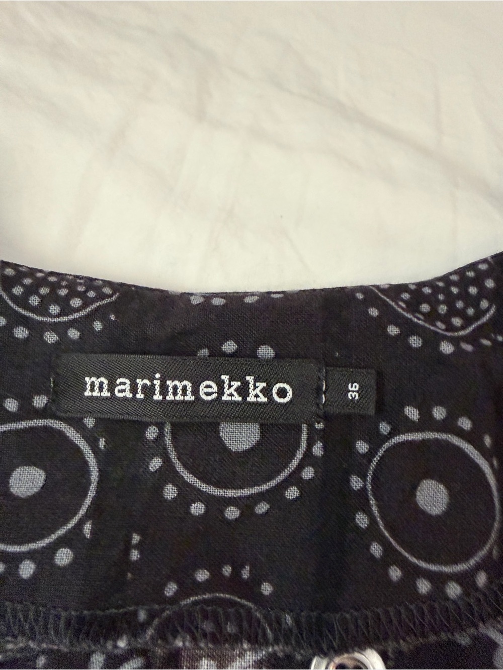 MARIMEKKO Kihlatasku Dress Takki Pocket Coatdress Nadja Print 36 6 - Picture 8 of 16